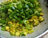 A picture of step 3 of Cucumber- Capsicum Sabji.