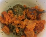 A picture of step 1 of Bake sweet potato kibeh.