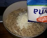 A picture of step 2 of Creamy Spaghetti with Cheese Balls 🇸🇻.