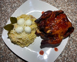 Foto del paso 7 de la receta: Codorniz en salsa BBQ de moras con Risotto de Hongos