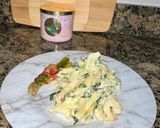 Foto del paso 4 de la receta: Pasta cremosa con camarones y espinacas