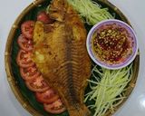 Hình bước làm 3 của món Cá diêu hồng chiên