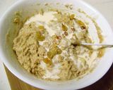 A picture of step 3 of Eggless Banana & Raisins Muffins.