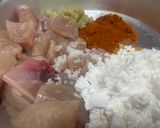 A picture of step 1 of Chicken fried rice.