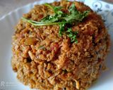 A picture of step 7 of Vegetarian soya keema.