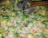 Foto del paso 5 de la receta: Repollitos de Bruselas gratinados a mi manera