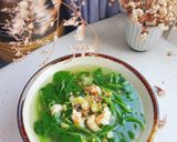 Hình bước làm 2 của món 🔸️CANH RAU MÁ NẤU TÔM THẺ