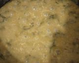 A picture of step 5 of Palak curry spinach curry.