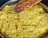 A picture of step 5 of Bottle gourd burfi or lauki ki burfi.