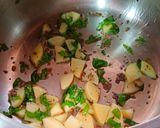 A picture of step 2 of Samak Rice Pulao.