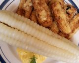 Foto del paso 5 de la receta: Choclo Peruano con queso (frito)🇵🇪