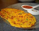 ভেজিটেবিল ওটস চিলা (vegetable oats chilla recipe in Bengali) রেসিপি ধাপ - 6 ছবি