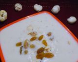 A picture of step 6 of Lotus seed's Kheer.