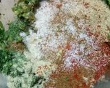 A picture of step 4 of Palak Chole Tikki.