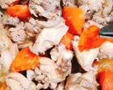 A picture of step 2 of Pakistani streetstyle Chicken Karahi/ Kadai Chicken.