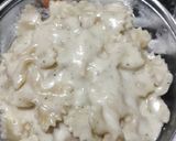 A picture of step 8 of White sauce cheesy pasta.