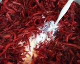 A picture of step 4 of Beetroot Carrot Halwa.