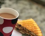 A picture of step 6 of Sandwich/gashashen burodi.