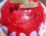 स्ट्रॉबेरी केक (Strawberry cake recipe in Hindi) रेसिपी चरण 3 फोटो