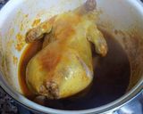 Foto del paso 17 de la receta: Pollo relleno de frutas pasas a la imperial al horno