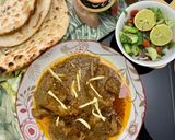 A picture of step 7 of Deghi Mutton Karahi.