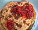 Foto langkah ke 5 dari resep Cinnamon oat banana pancake teflon seperti rasa bolu kukus pisang.