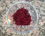 A picture of step 1 of Beetroot Raita.