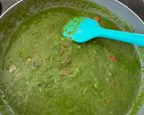 A picture of step 4 of Garlic and spinach khichadi.