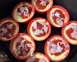 Une image de l'étape 2 de Muffins pizza à l’air fryer.