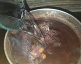 A picture of step 10 of Kashmiri/ Gullabi chai /Sab'z chai.