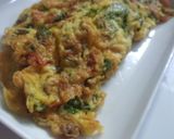 Foto langkah ke 4 dari resep Telur Dadar Daun Melinjo.