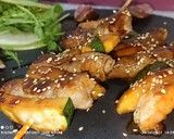 Foto del paso 11 de la receta: Brochetas de carpaccio de ternera, rellenos de langostinos 🦐🦐