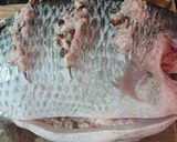 Hình bước làm 1 của món Cá rô phi nấu nấm, cải xoong