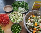 A picture of step 1 of Mix vegetables sabji.