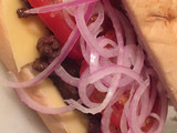 Sándwich de carne teriyaki