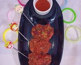 A picture of step 5 of Beetroot kabab.