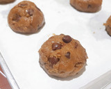 A picture of step 3 of Soft Nutella Brown Sugar Cookies.
