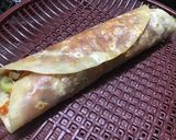 A picture of step 13 of Veg frankie.