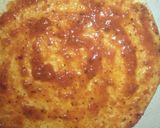 A picture of step 6 of Pizza with shawarma bread and without cheese.