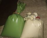Foto langkah ke 1 dari resep Matcha Batik Kukus.