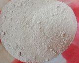 A picture of step 1 of Quinoa flour masala puri.