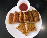 A picture of step 5 of Bada roti.