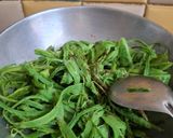 A picture of step 1 of Ridge gourd peels chutney.
