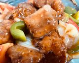 Hình bước làm 3 của món Sườn xào chua ngọt (heo)