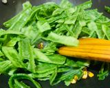 A picture of step 2 of Torai chilka chutney (Ridge gourd skin chutney).