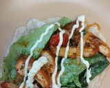 A picture of step 3 of Gluten free wraps.