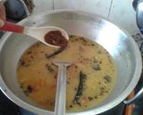 A picture of step 7 of Paneer sambhar.