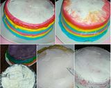 Foto langkah ke 5 dari resep Rainbow Mille Crepes.