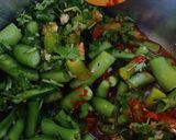 Une image de l'étape 5 de Des fèves vert en sauce.