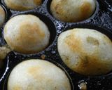 A picture of step 6 of Appam with hot coffee.